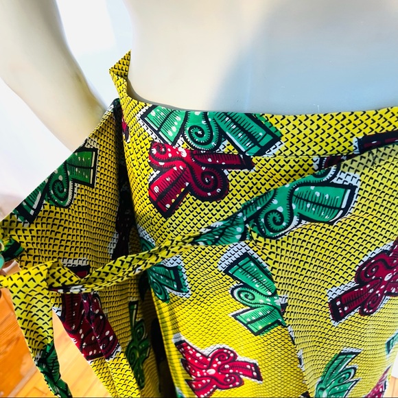 West African Senegal Top,Skirt And HEAD-WRAP - Picture 11 of 13